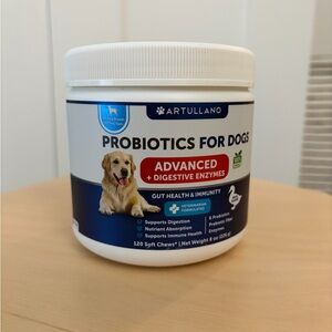 Probiotics for Dogs, 120 Chews, Brand New, Expiration Date 10/2027